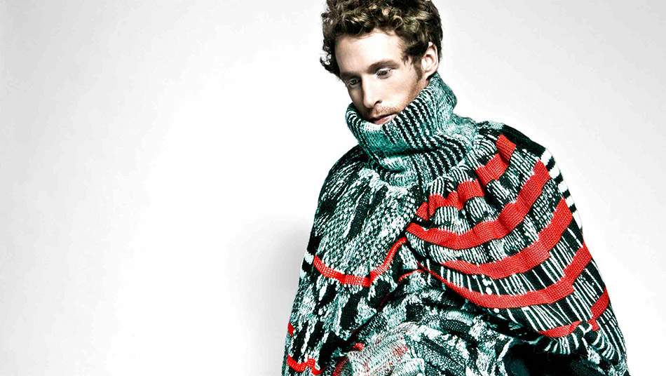 Kevin Kramp - ITS#TEN winner of the Modateca Award for knitwear