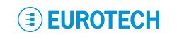 the eurotech logo is shown on a white background