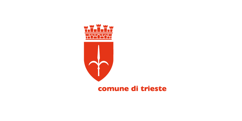 a red and black logo with a crown on it